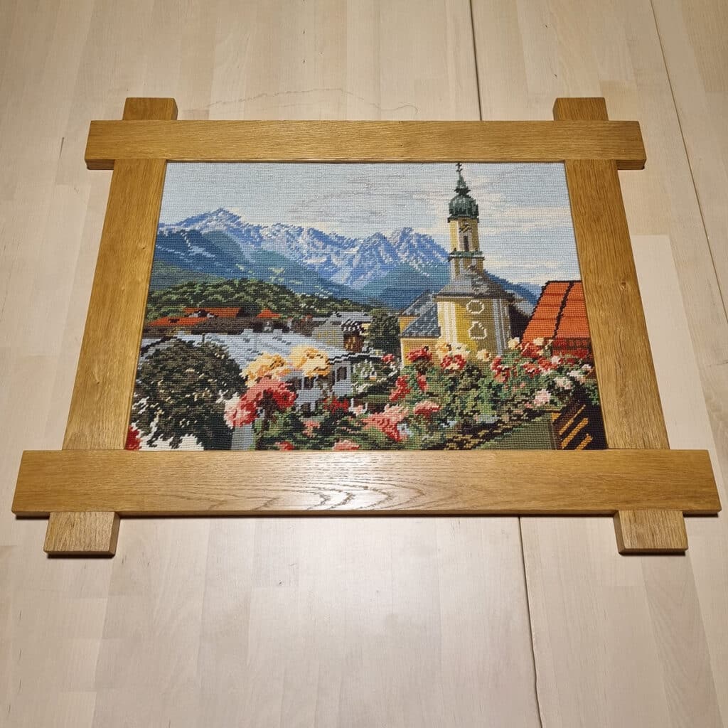 Gobelinstick - Holzrahmen