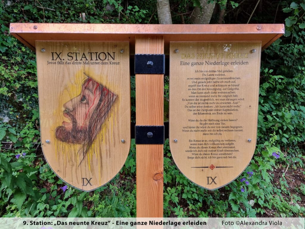 11_Neunte Station mit Bilduntertitel